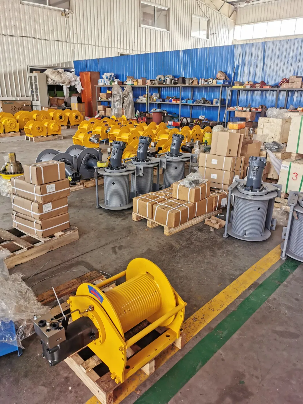 Hydraulic Winch for Lift 1 Ton 2 Ton 3 Ton 5 Ton Outdoor Mini Roof Crane Hoist Small Crane and Drag Goods St10 St20 Cable Lifter Cable Lifting Machine